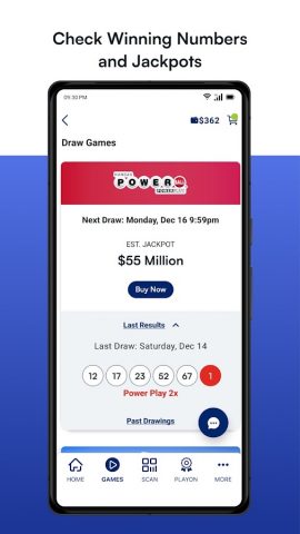 Kansas Lottery PlayOn® для Android — скриншот 1