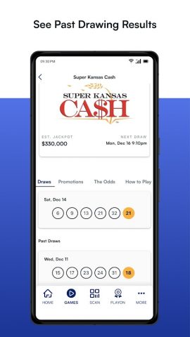 Kansas Lottery PlayOn® для Android — скриншот 5