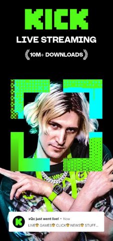 KICK: Live Streaming для Android — скриншот 1