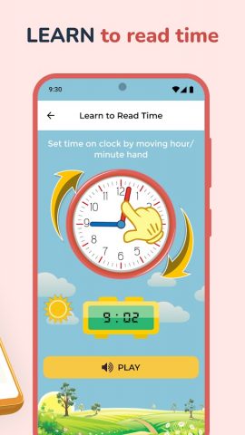 Kids Clock Learning для Android — скриншот 2