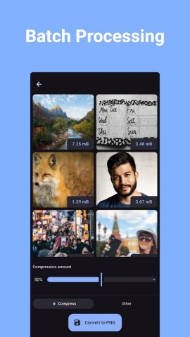 Конвертируйте в PNG для Android — скриншот 2