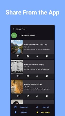 Конвертируйте в PNG для Android — скриншот 5