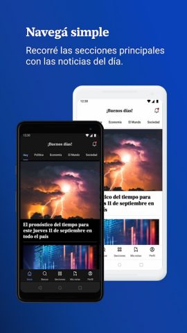 LA NACION для Android — скриншот 1