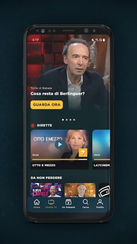 La7 для Android — скриншот 1