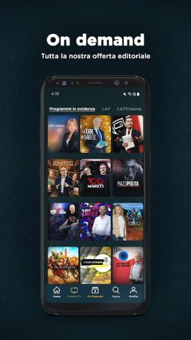 La7 для Android — скриншот 3
