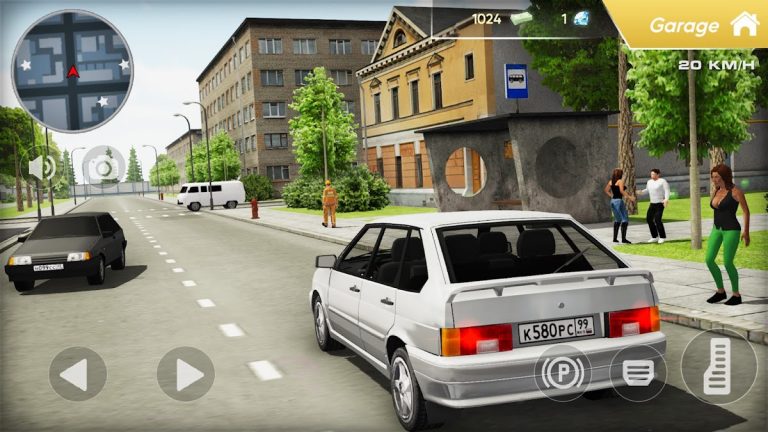 Лада Четырка — игра про машины для Android — скриншот 3