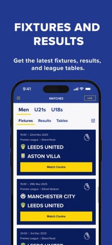 Leeds United Official для iOS — скриншот 1