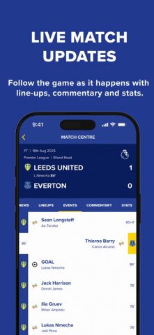 Leeds United Official для iOS — скриншот 3
