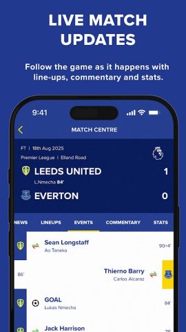 Leeds United Official для Android — скриншот 3
