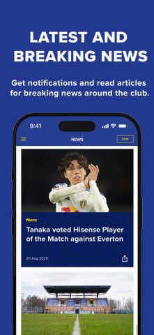 Leeds United Official для iOS — скриншот 4
