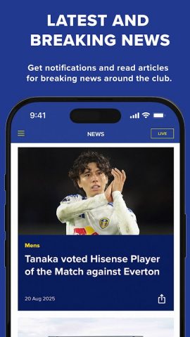 Leeds United Official для Android — скриншот 4