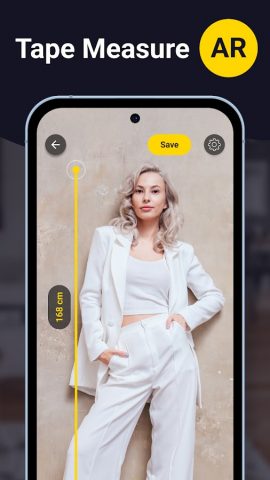 Линейка: Рулетка, Измерение для Android — скриншот 2