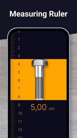 Линейка: Рулетка, Измерение для Android — скриншот 3