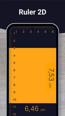 Линейка: Рулетка, Измерение для Android — скриншот 4