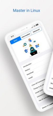 Linux Tutorial для iOS — скриншот 1