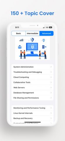 Linux Tutorial для iOS — скриншот 3