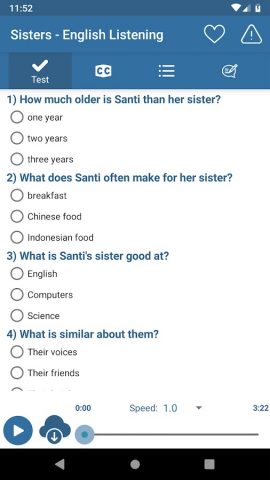 Listen English Daily Practice для Android — скриншот 1