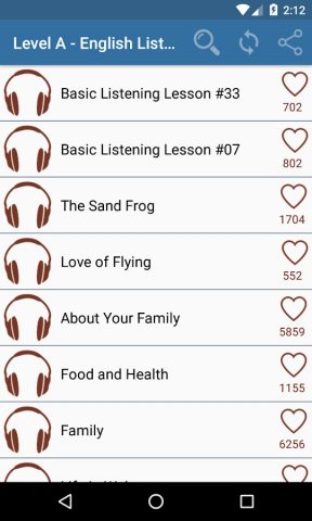 Listen English Daily Practice для Android — скриншот 5