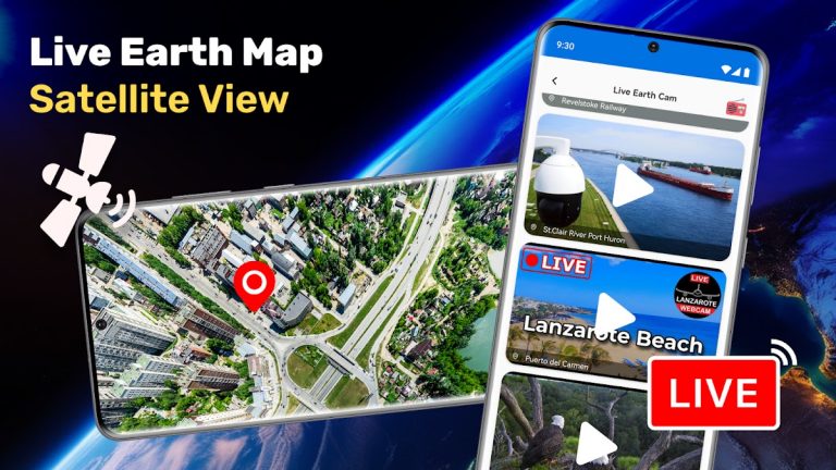 Live Earth Map Satellite View для Android — скриншот 1