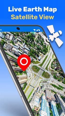 Live Earth Map Satellite View для Android — скриншот 3