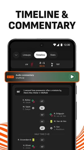 LiveScore: Live Sports Scores для Android — скриншот 5