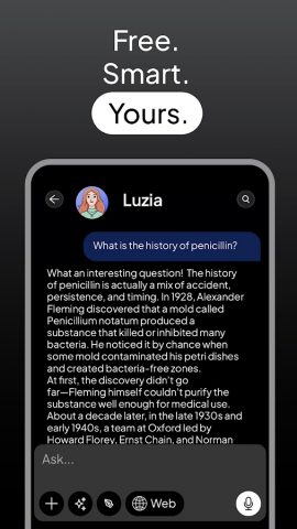 Luzia: Your AI Assistant для Android — скриншот 1
