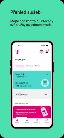 Můj T-Mobile для Android — скриншот 1