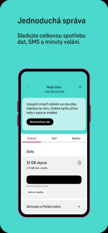Můj T-Mobile для Android — скриншот 2