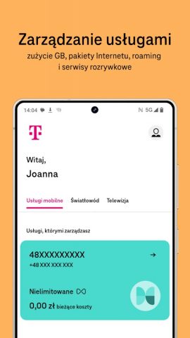 Mój T-Mobile для Android — скриншот 2