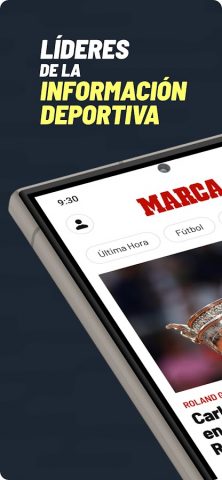 MARCA — Diario de Deporte для Android — скриншот 1