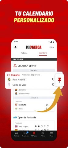 MARCA — Diario de Deporte для Android — скриншот 5