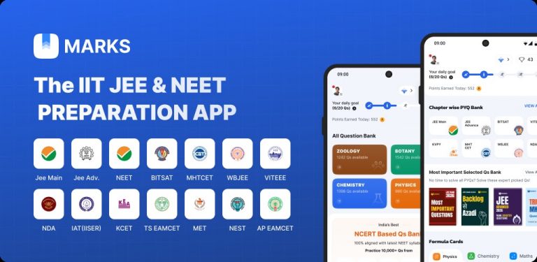 MARKS: IIT JEE & NEET Prep App для Android — скриншот 1