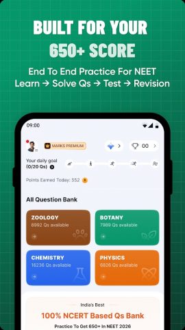 MARKS: IIT JEE & NEET Prep App для Android — скриншот 3