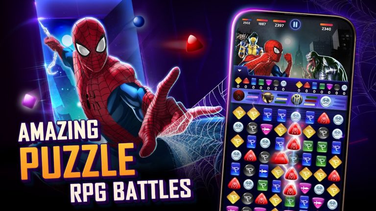 MARVEL Puzzle Quest: Hero RPG для Android — скриншот 1