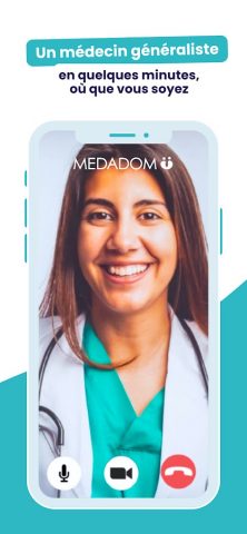 Medadom — Un médecin en visio для Android — скриншот 1