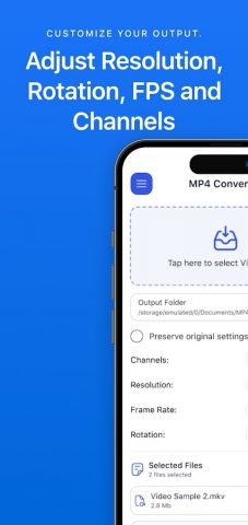 MP4 Converter any Video to MP4 для Android — скриншот 3