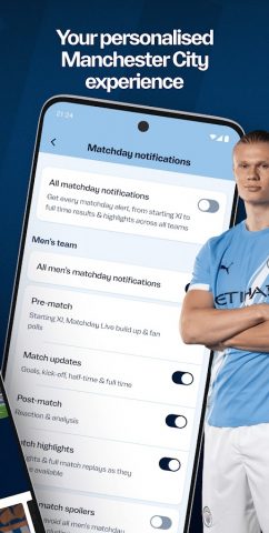 Manchester City Official App для Android — скриншот 2