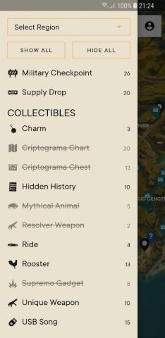 MapGenie: FC 6 Map для Android — скриншот 2