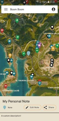 MapGenie: FC 6 Map для Android — скриншот 5