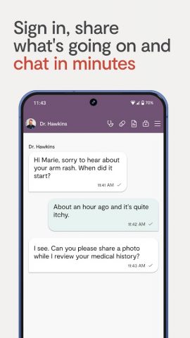 Maple — Online Doctors 24/7 для Android — скриншот 3