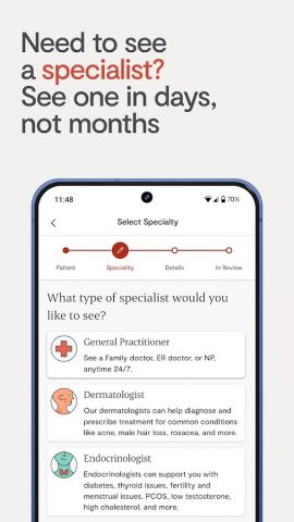 Maple — Online Doctors 24/7 для Android — скриншот 5