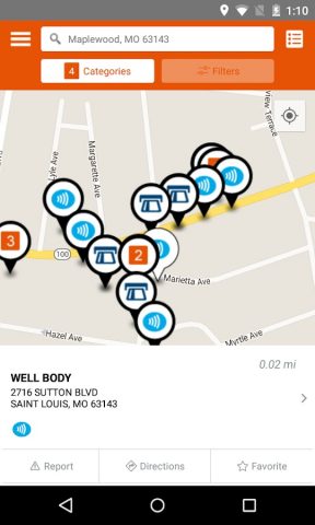MasterCard Nearby для Android — скриншот 2
