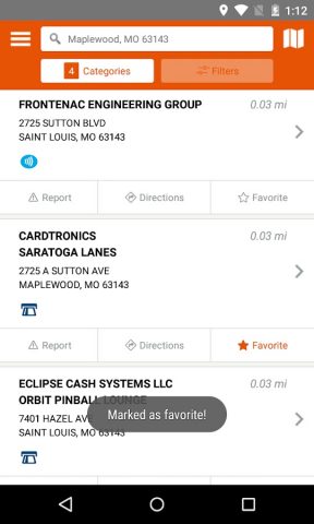 MasterCard Nearby для Android — скриншот 3
