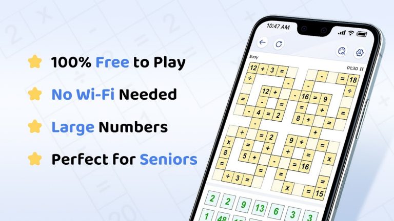 Математические игры Crossmath — скриншот 1