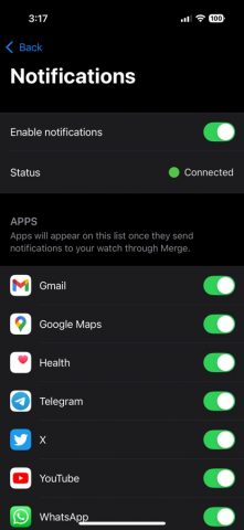 Merge: Connect Android Watches для iOS — скриншот 4