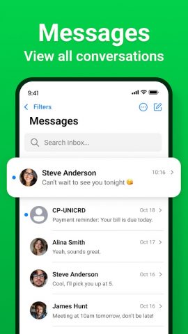 Messages — Fast Messaging для Android — скриншот 1