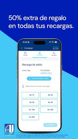 Mi Tigo Bolivia для Android — скриншот 2
