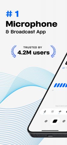 Microphone Live для iOS — скриншот 1