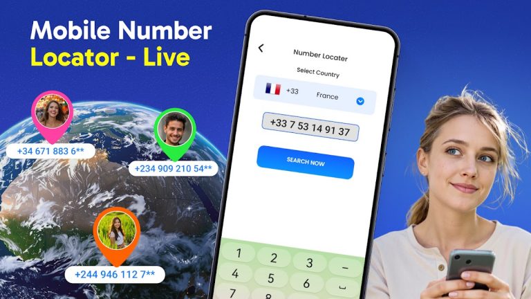 Mobile Number Locator — Live для Android — скриншот 1