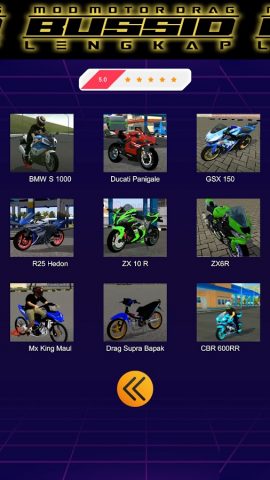 Mod Motor Drag Bussid Lengkap для Android — скриншот 5